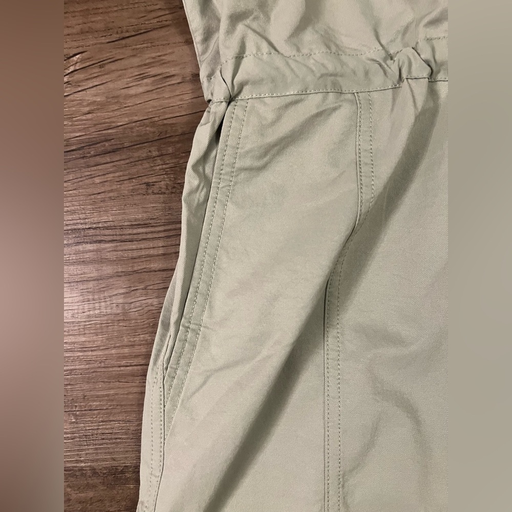 Calia By Carrie Underwood Soft Utility Romper Green Shorts‎ Sz-Large I31 - Picture 5 of 12